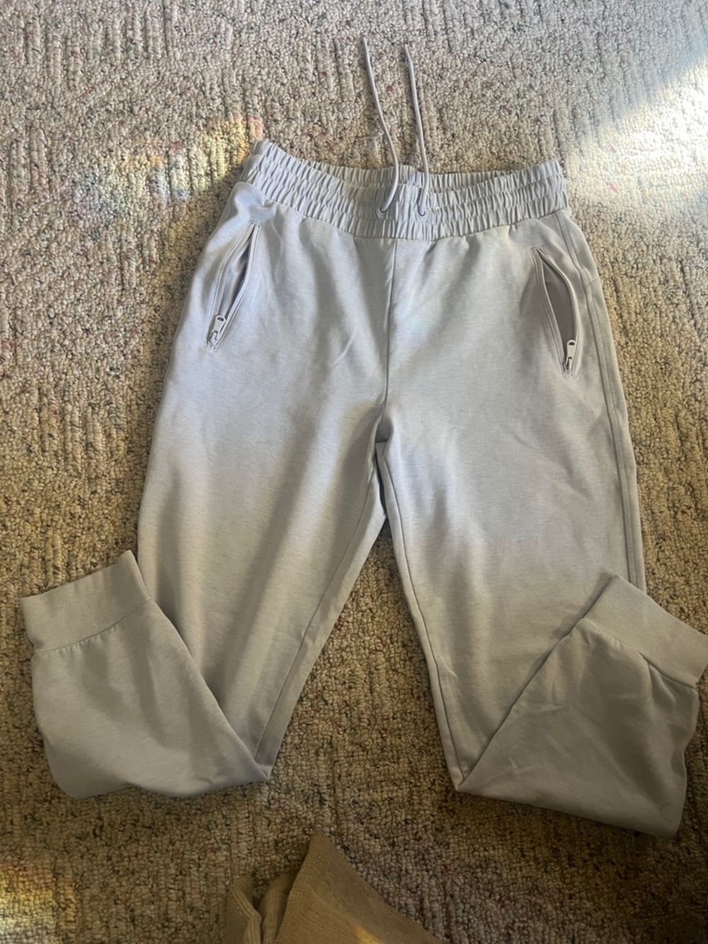 Old Navy Light Gray High Rise Jogger Sweatpants